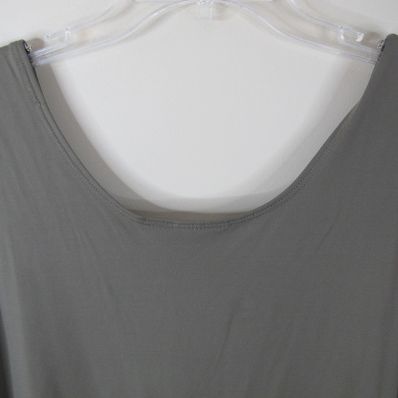Chico's Olive Green Nylon Sleeveless Tank Top Women's Size 3 Summer Stretch‎ - Picture 5 of 5